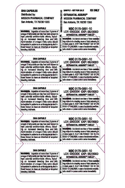 CitraNatal Assure Sample Blister - CNA T2011 0114 Assure SmplBlistrPrintMat FNL VP